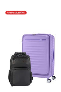 Bundle Set Frontec Large Purple + Segno 2.0 Backpack Black