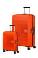 American Tourister Bundle Koper Aerostep Cabin + Large - Orange