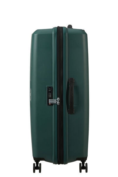 American Tourister Bundle Koper Aerostep Cabin Black + Large Dark Forest