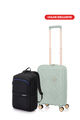 Bundle American Tourister Koper Instagon Pastel Green Cabin + Kamden II 3.0 Backpack 1 Black