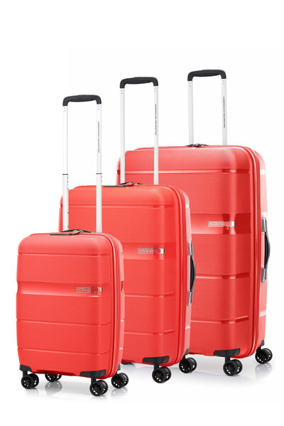 American Tourister Koper Linex 3Pcs Set (20, 24, 28 Inch) - Flame Red