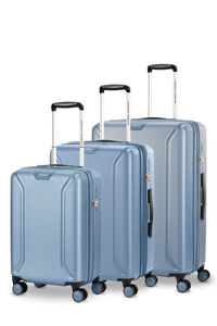 American Tourister Koper Robotech 3Pcs Set (20, 24, 28 Inch) - Mettalic Blue