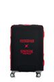 Bundle Set Ezylif Black + Stranger Things Luggage Cover L Hellfire Club