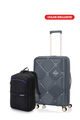 Bundle American Tourister Koper Instagon Dark Grey Medium + Kamden II 3.0 Backpack 1 Black