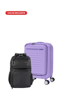 Bundle Set Frontec Cabin Purple + Segno 2.0 Backpack Black