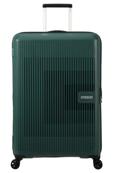 American Tourister Bundle Koper Aerostep Cabin Black + Large Dark Forest