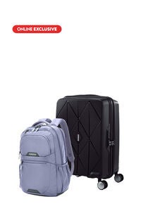 Bundle Set Argyle Cabin Black + Brett 2.0 Backpack Alloy
