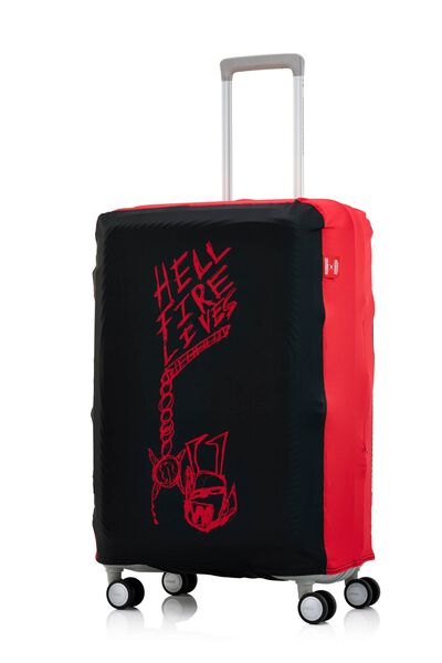 Bundle Set Ezylif Black + Stranger Things Luggage Cover L Hellfire Club