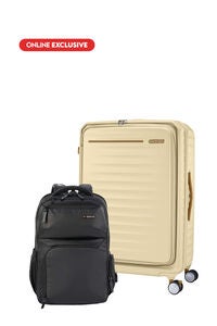 Bundle Set Frontec Large Yellow + Segno 2.0 Backpack Black