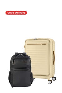 Bundle Set Frontec Medium Yellow + Segno 2.0 Backpack Black